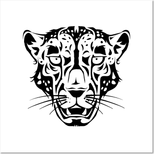 Jaguar head Posters and Art